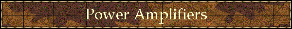 Power Amplifiers